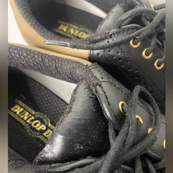 DUNLOP GOLF SHOES * 8* Tan/Black Nubuck Saddle Lace Up M5600C Leather - Picture 4 of 4